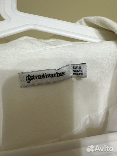 Белый пиджак stradivarius
