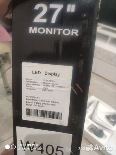 Новый игровой монитор 27 дюймов