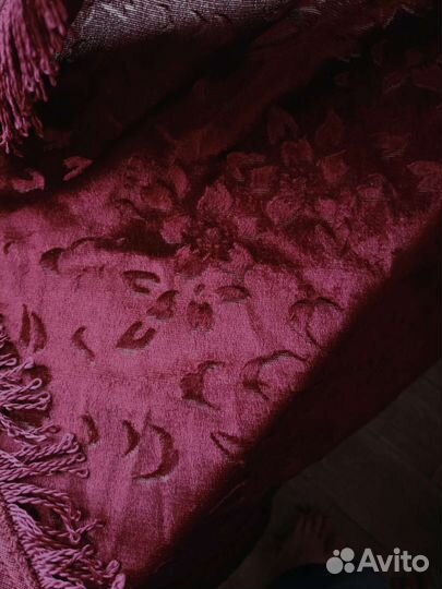 Шторы бордовые, цена за все