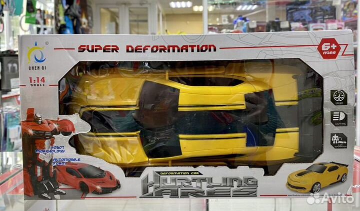 Машина Бамблби-транформер на пу