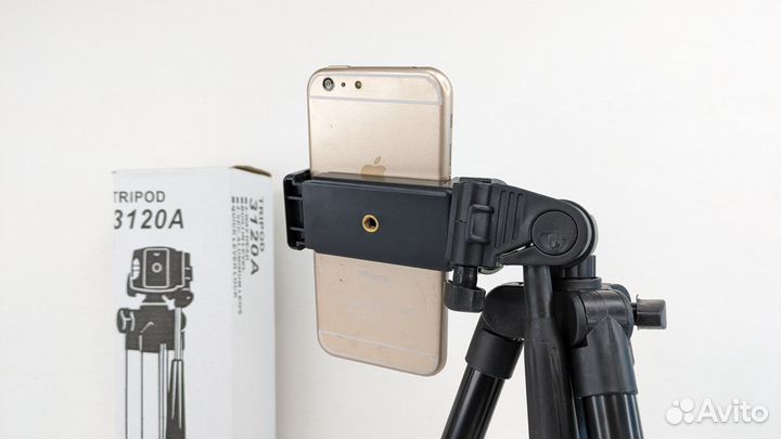 Штатив трипод до 120 см с Bluetooth кнопкой