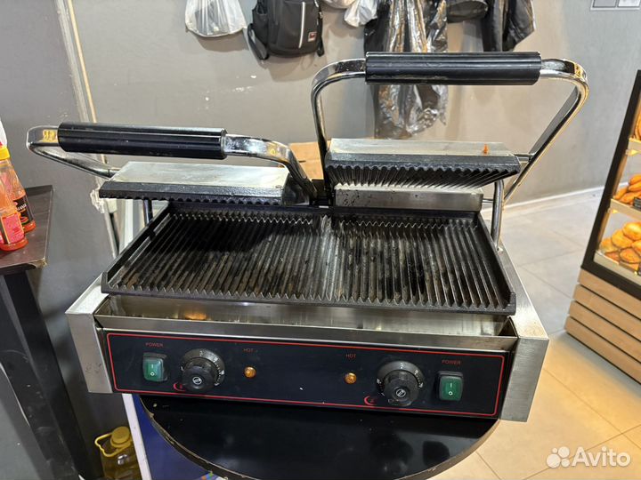 Пресс гриль airhot двойной