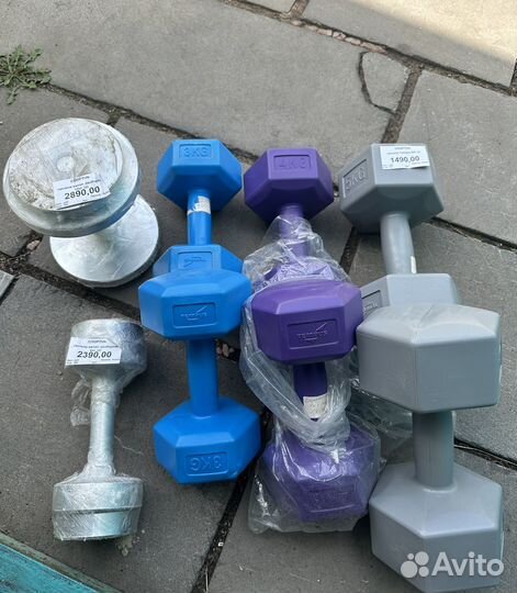 Гантели разборные