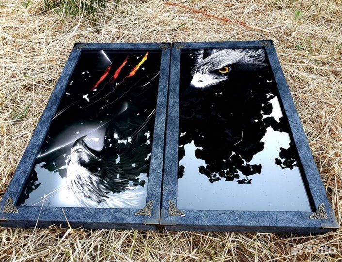 Нарды под стеклом