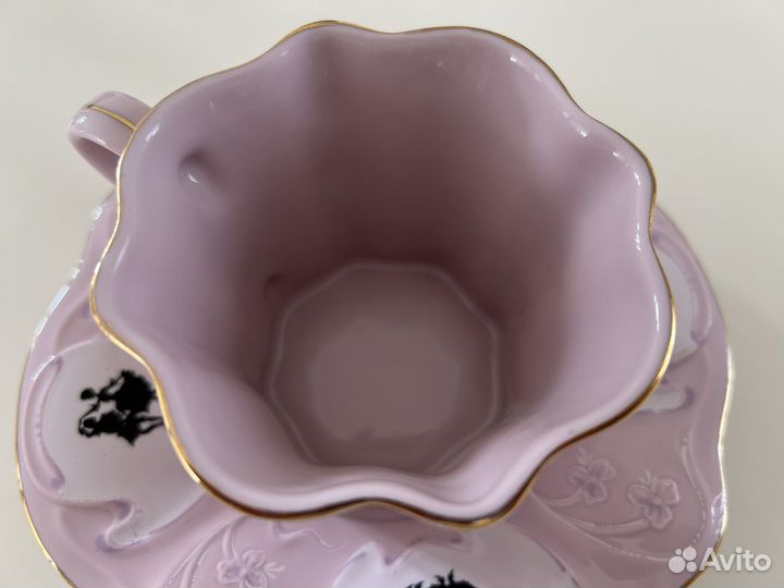 Набор фарфор чехия чашки блюдца