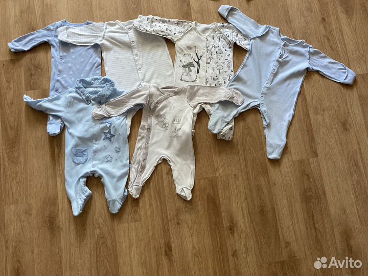 Одежда пакетом для мальчика 0-3 месяца
