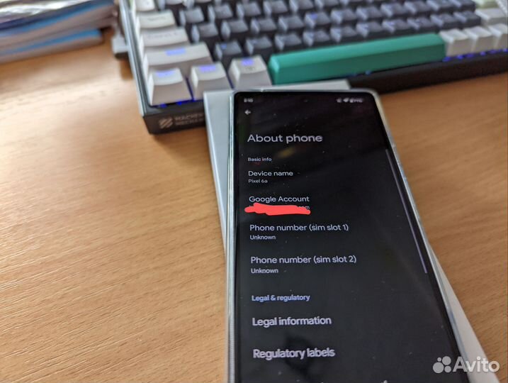 Google Pixel 6a идеальное состояние