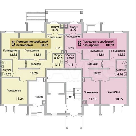 Свободного назначения, 89.9 м²
