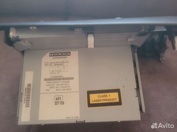 Магнитола Honda civic 4D