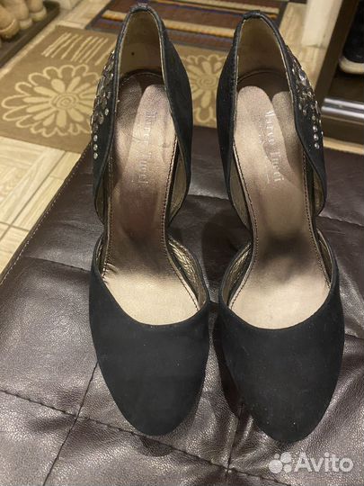 Туфли женские 36 размер замшевые