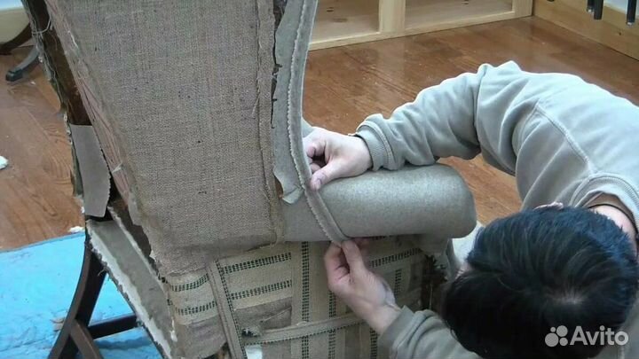 Обивка кровати на дому (и другой мебели)