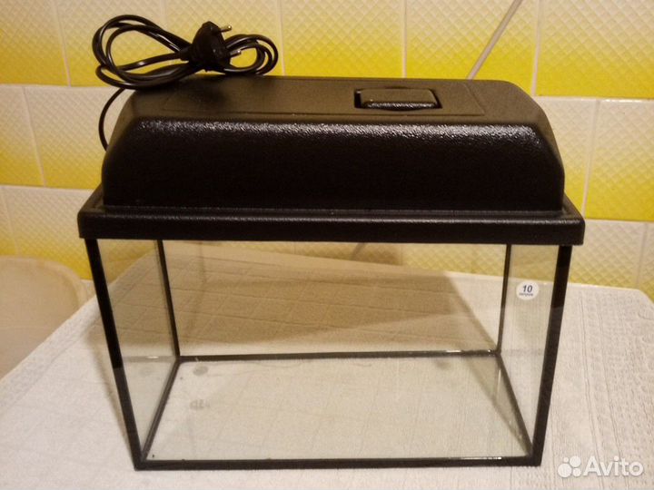 Аквариум на 10л. с подсветкой новый