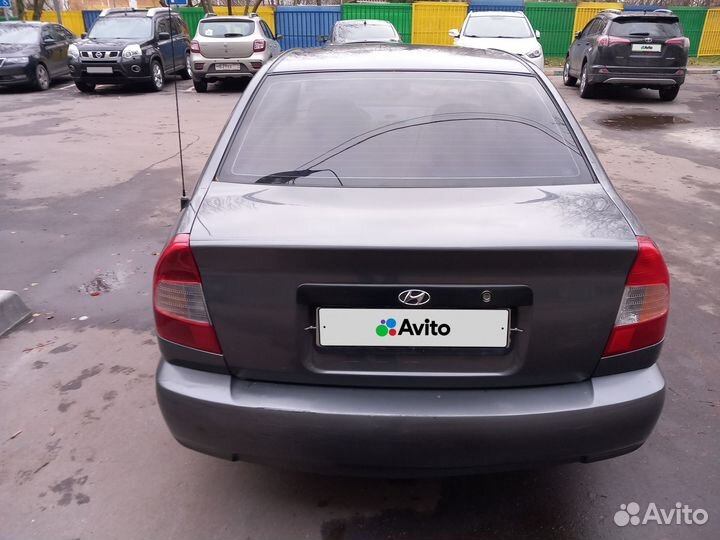 Hyundai Accent 1.5 МТ, 2007, 118 500 км