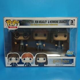 Funko 3-pack: Harry Potter, Ron & Hermione