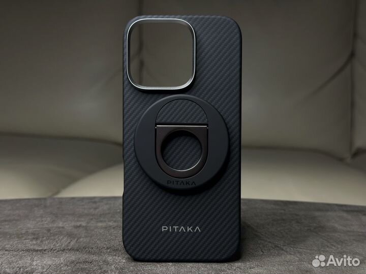 iPhone 16 Pro. Pitaka MagEZ Case 6 600D + Grip 3