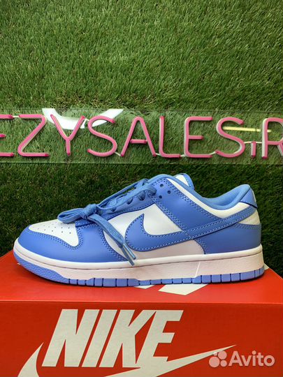 Кроссовки Dunk Low UNC Blue Оригинал