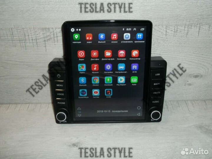 Магнитола Volkswagen Touareg Tesla Android GPS