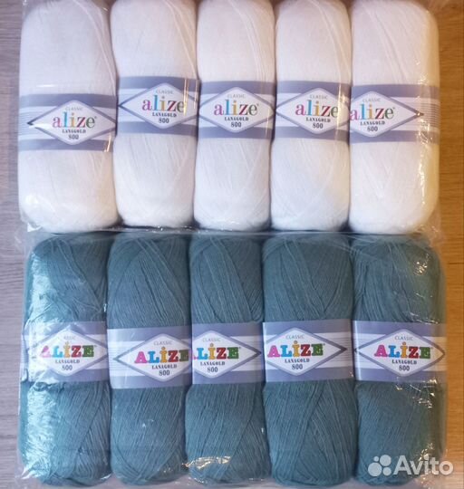 Пряжа Alize lanagold 800 и lanagold fine