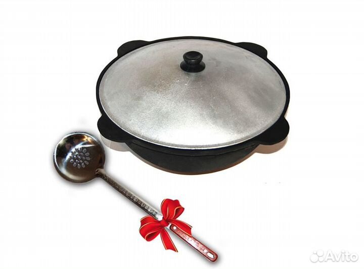 Казан 50 литров чугунный Узбекский