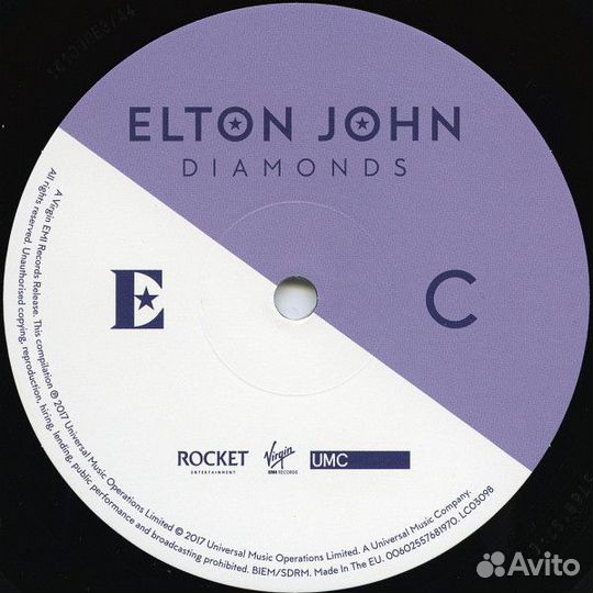 Виниловая пластинка Elton John, Diamonds (2LP)
