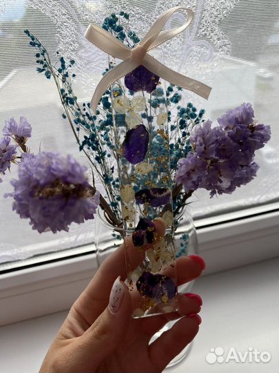 Закладка для книг с цветами