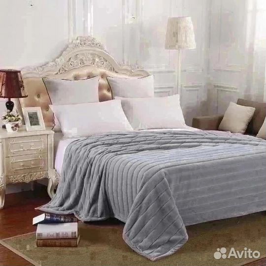 Меховой плед (плед-покрывало) 