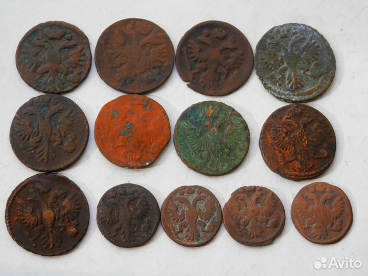 Царские медяки разных лет