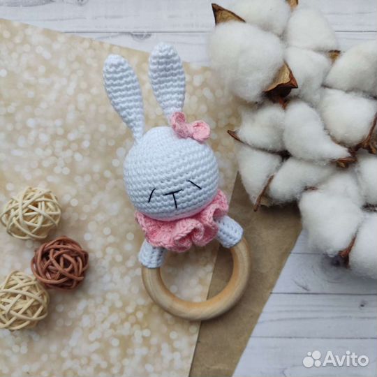 Вяжу на заказ, вязаные погремушки-грызунки