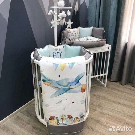 Бортики в детскую кроватку для мальчиков