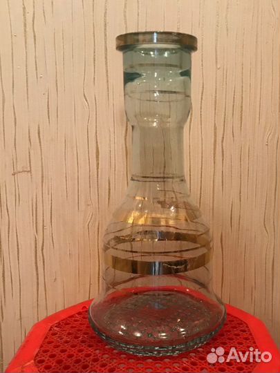 Бутылка 1л с закручивающейся крышкой, бутыль стекл