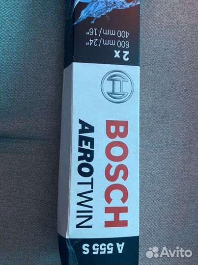 Щетки стеклоочистителя bosch aerotwin A555s