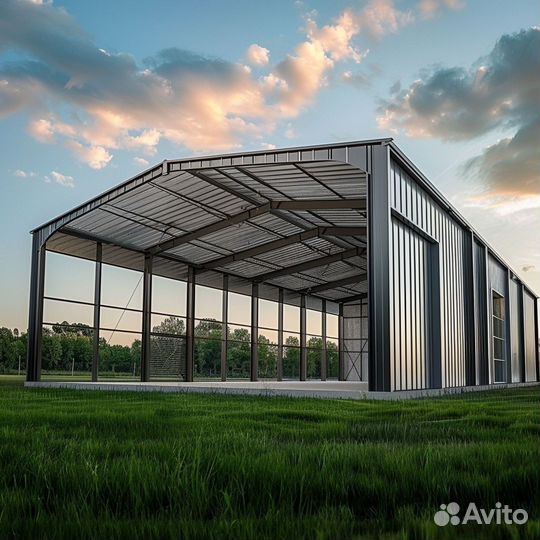 Ангар арочный тип Б 18 метров Выполняем заказы на конструкции от 1200 м