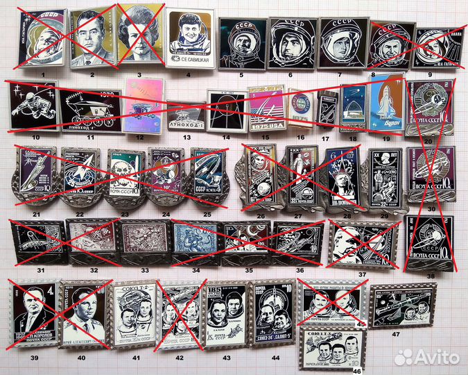 Значки СССР космос