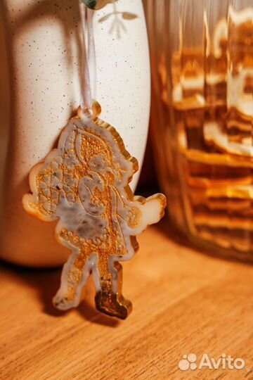 Елочные игрушки из эпоксидной смолы