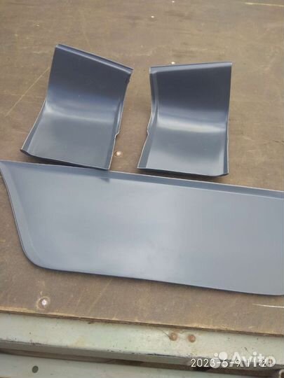 Накладки на двери газель 4 шт пластик