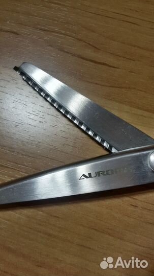 Ножницы портновские аврора Aurora. Зигзаг.Волна