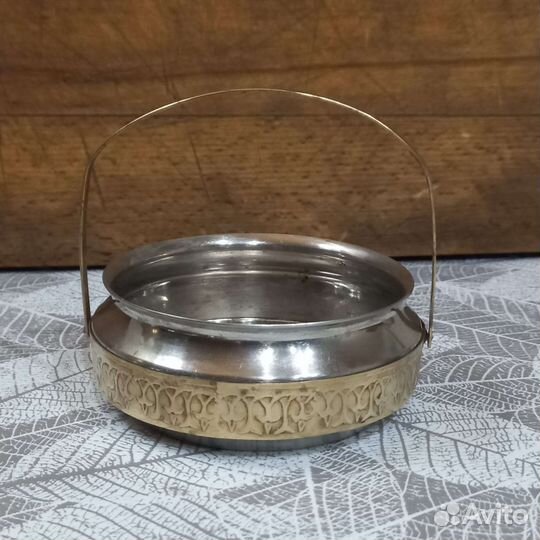 Подстаканники мельхиор, стаканы Duralex Франция