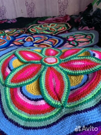 Вязанные коврики