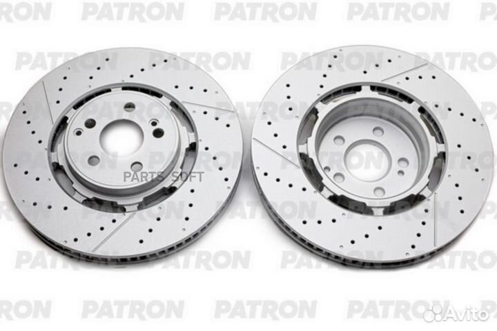 Patron PBD1310DR Диск тормозной зад. mercedes-benz GLS-class (X167) (d370 mm) 19- (+перф/слот)