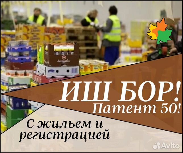 Комплектовщик на склад с жильем, патент 50