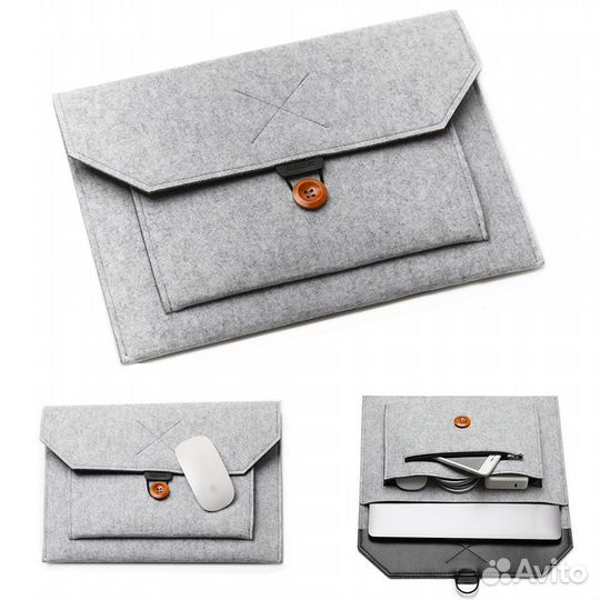 Чехол сумка конверт MacBook Air M1 папка А4