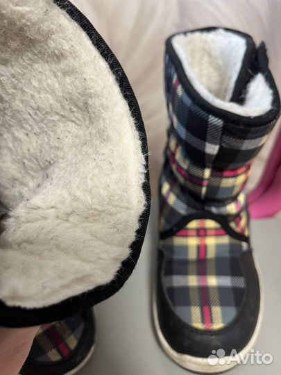 Сапоги зима 31-32 рр натуральнай мех шерсть