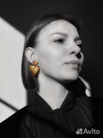Серьги Сердце