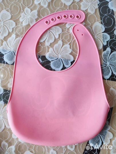 Слюнявчик силиконовый