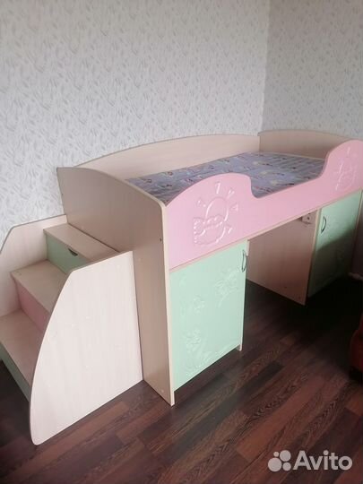 Детская кровать от 3 лет с матрасом