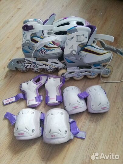 Детские ролики и защита