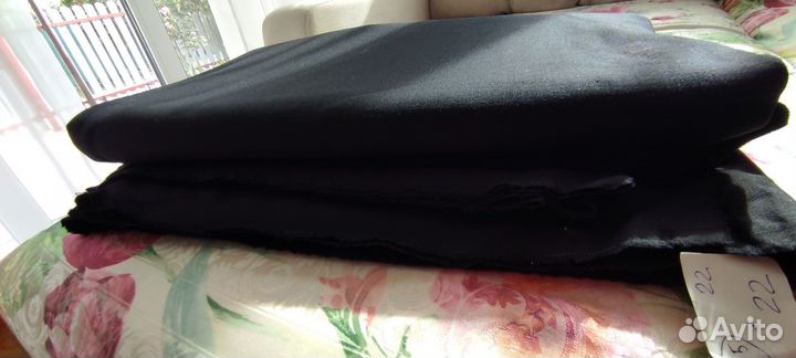 Ткань шерсть Италия, Армани черная