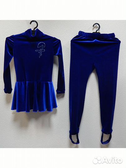 Костюм для фигурного катания рост 116 - 2 шт
