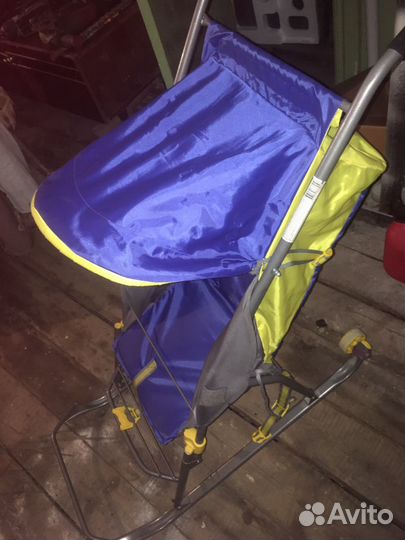 Коляска санки