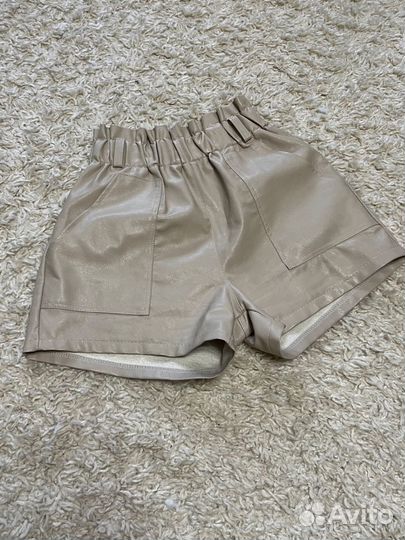 Кожаные шорты